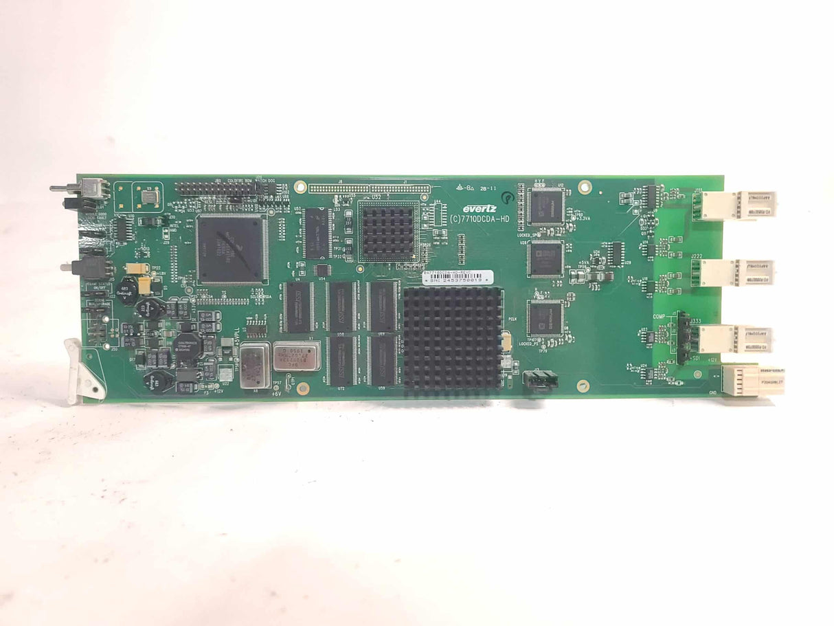 Evertz 7710DCDA-HD HD Down Converter &amp; Distribution Amplifier Module w Backplane - 1|Evertz 7710DCDA-HD HD Down Converter &amp; Distribution Amplifier Module w Backplane - 2|Evertz 7710DCDA-HD HD Down Converter &amp; Distribution Amplifier Module w Backplane - 3|Evertz 7710DCDA-HD HD Down Converter &amp; Distribution Amplifier Module w Backplane - 4|Evertz 7710DCDA-HD HD Down Converter &amp; Distribution Amplifier Module w Backplane - 5|Evertz 7710DCDA-HD HD Down Converter &amp; Distribution