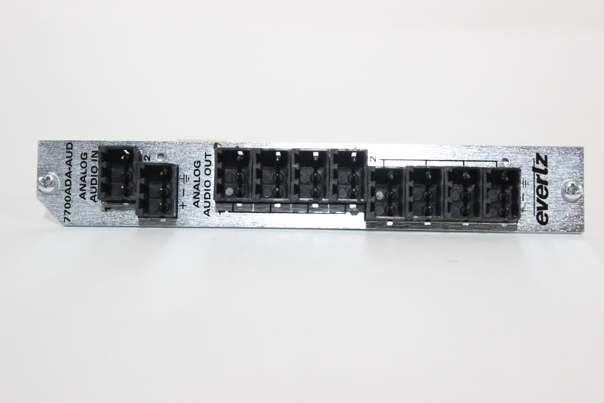 Evertz 7700ADA-AUD Analog Audio I/O Backplane (1371-91-2)