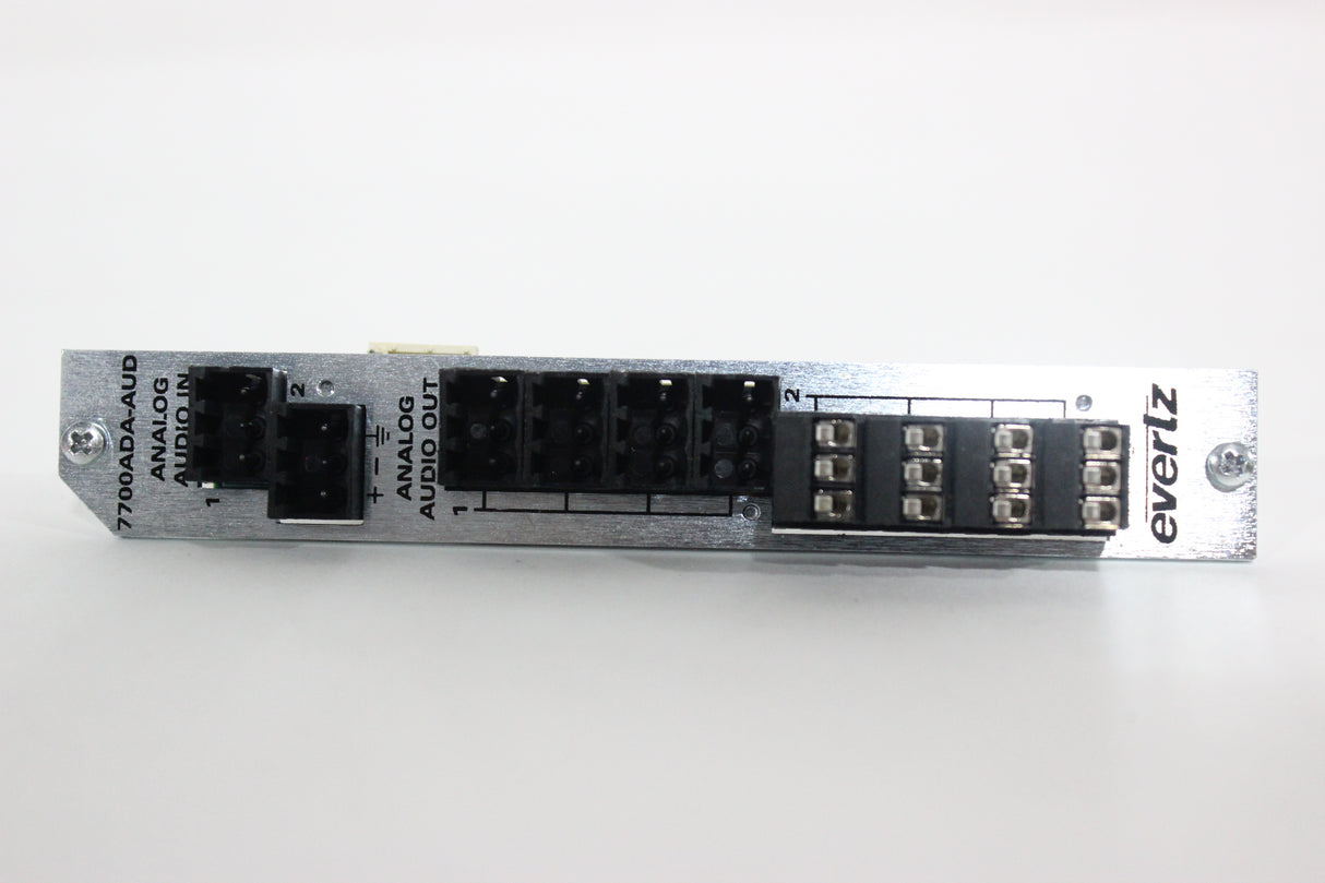 Evertz 7700ADA-AUD Analog Audio I/O Backplane (1371-91-3)