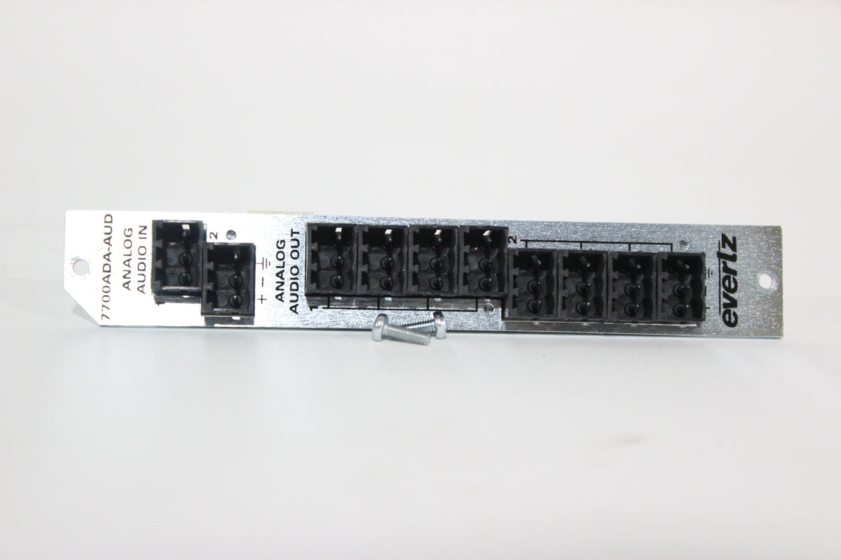 Evertz 7700ADA-AUD Analog Audio I/O Backplane (1371-91-4)