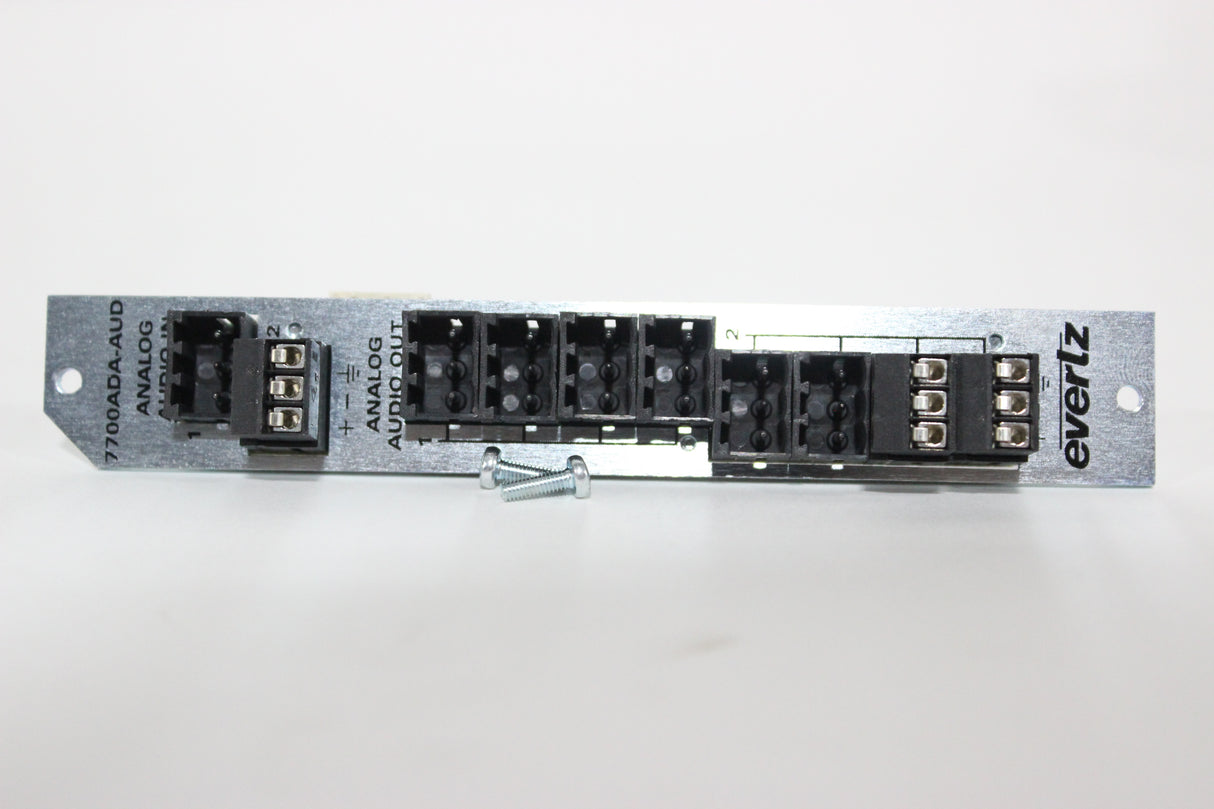 Evertz 7700ADA-AUD Analog Audio I/O Backplane (1371-91-6)