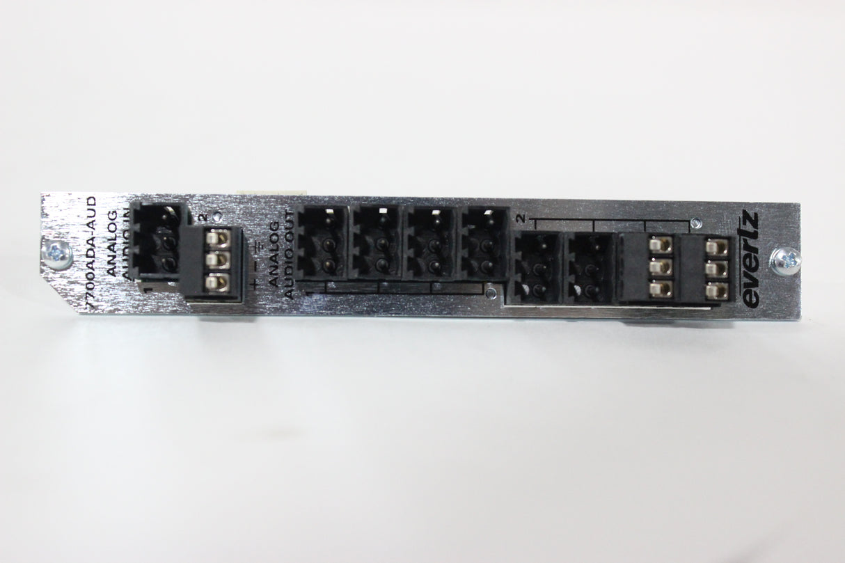 Evertz 7700ADA-AUD Analog Audio I/O Backplane (1371-91-8)