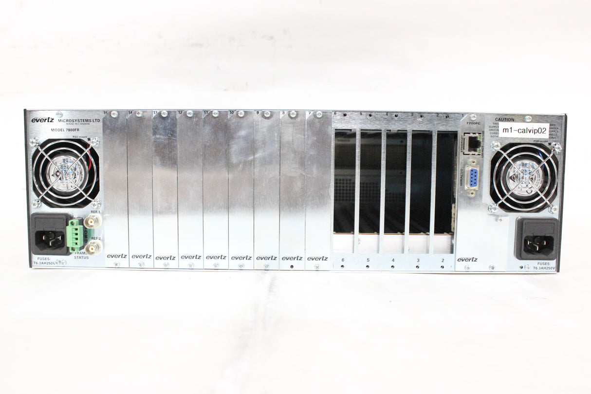 Evertz 7800FR Rack Mountable Multi-frame (1371-73-12)