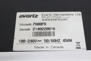 Evertz 7800FR Rack Mountable Multi-frame (FOR PARTS) (1371-73-16)