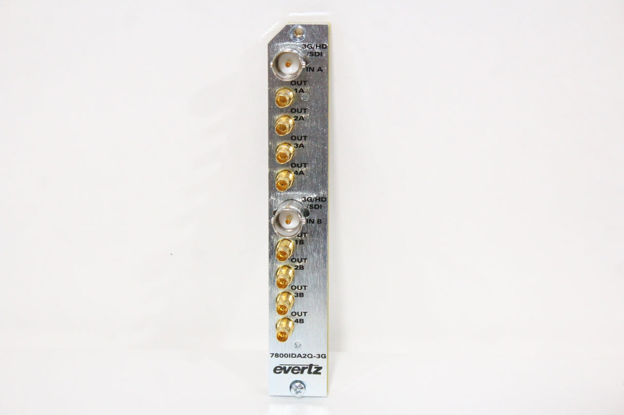 Evertz 7800IDA2Q-3G 3G/HD/SD-SDI Intelligent Distribution Amplifier (1371-75-17)