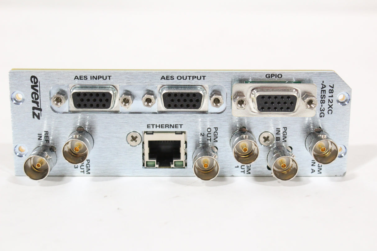 Evertz 7812XC-AES8-3G 3G &amp; HD Cross Converter with AES I/O, Coax I/O (1371-83-1)