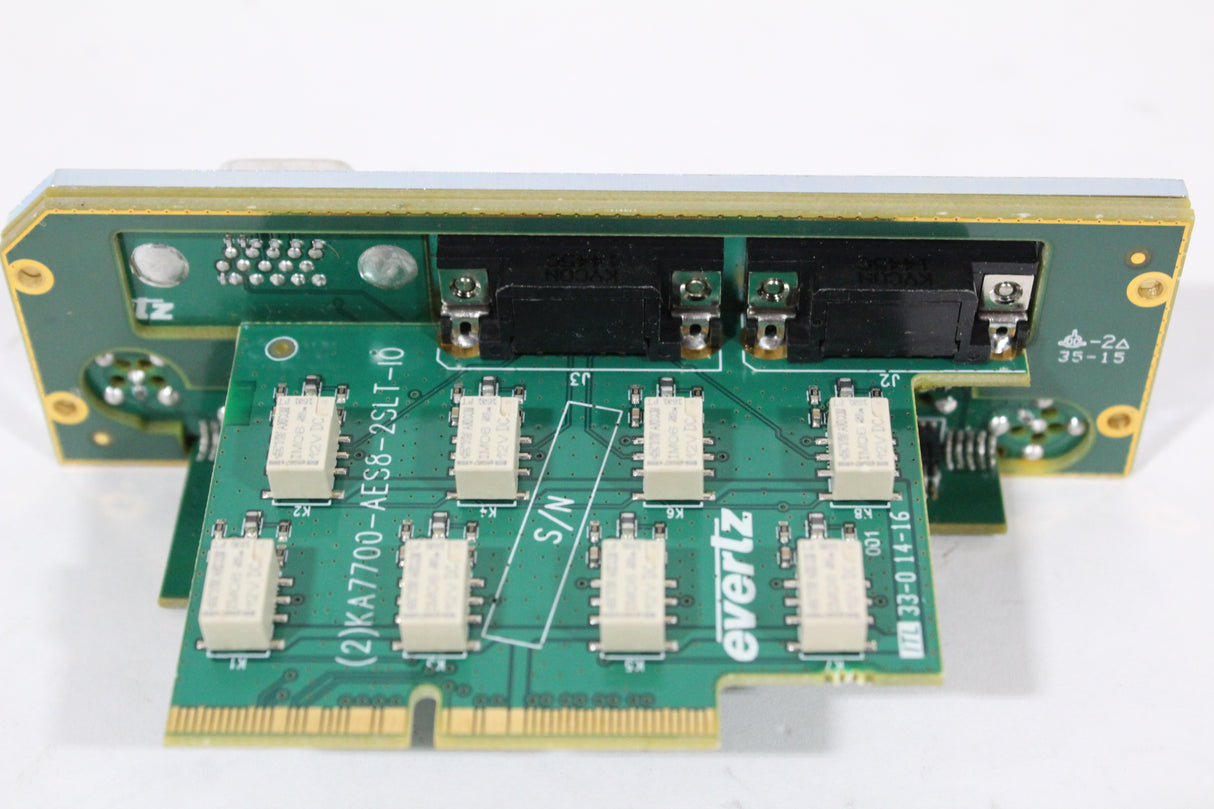 Evertz 7812XC-AES8-3G 3G &amp; HD Cross Converter with AES I/O, Coax I/O (1371-83-1)