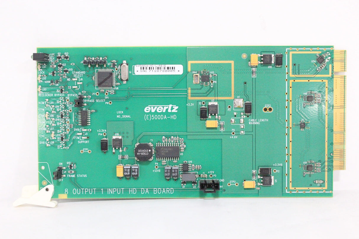 Evertz 500DA-HD-L Reclocking Distribution Amplifier