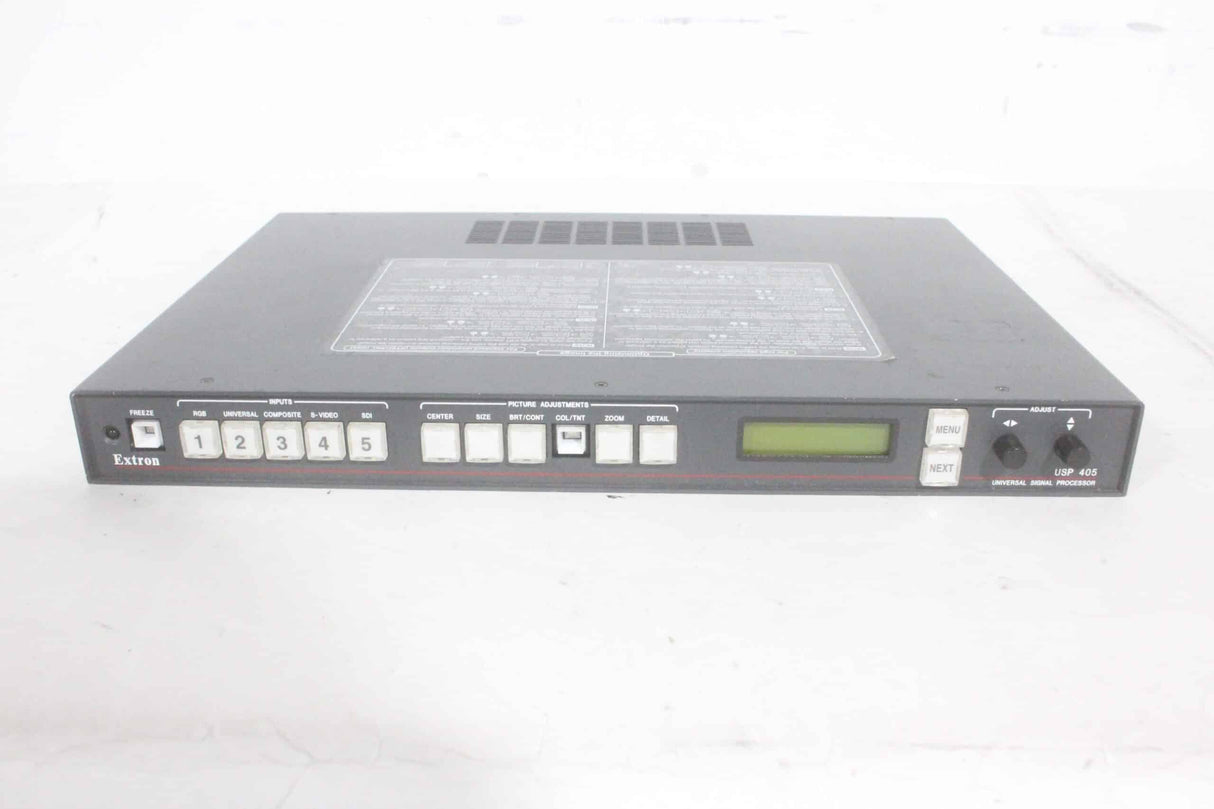 Extron USP 405 Universal Signal Processor - 1|Extron USP 405 Universal Signal Processor - 2|Extron USP 405 Universal Signal Processor - 3|Extron USP 405 Universal Signal Processor - 4|Extron USP 405 Universal Signal Processor - 5|Extron USP 405 Universal Signal Processor - 6