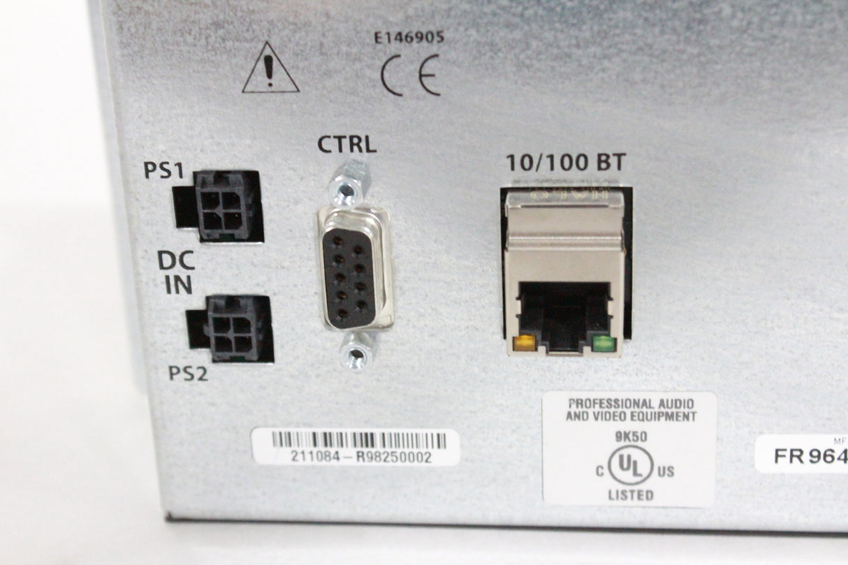 Grass Valley/Miranda NV9640A 2 RU LCD X-Y Control Panel (1371-13-3)