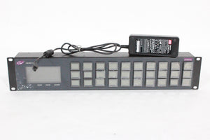 Grass Valley/Miranda NV9640A 2 RU LCD X-Y Control Panel [FOR PARTS] (1371-13-19)