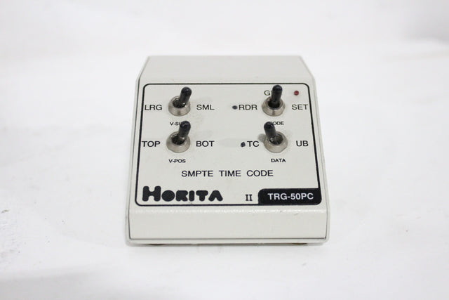 Horita TG-50 SMPTE Time Code Generator in Hard Carrying Case - 3|Horita TG-50 SMPTE Time Code Generator in Hard Carrying Case - 4|Horita TG-50 SMPTE Time Code Generator in Hard Carrying Case - 5|Horita TG-50 SMPTE Time Code Generator in Hard Carrying Case - 6|Horita TG-50 SMPTE Time Code Generator in Hard Carrying Case - 1|Horita TG-50 SMPTE Time Code Generator in Hard Carrying Case - 2