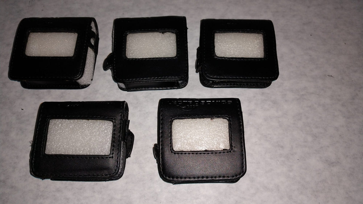 Lectrosonics PSMD Protective Pouch for SMD and SMQ Transmitters Lot of 5 Close|Lectrosonics PSMD Protective Pouch for SMD and SMQ Transmitters Lot of 5 Back