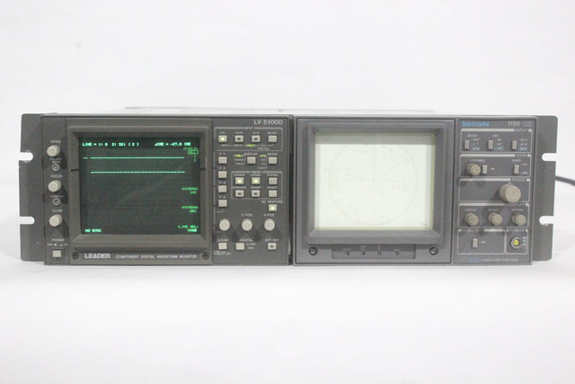 LEADER LV 5100D Multiformat Waveform MonitorTektronix 1720 Vector Scope in Same Racking unit - 1|LEADER LV 5100D Multiformat Waveform MonitorTektronix 1720 Vector Scope in Same Racking unit - 2|LEADER LV 5100D Multiformat Waveform MonitorTektronix 1720 Vector Scope in Same Racking unit - 3|LEADER LV 5100D Multiformat Waveform MonitorTektronix 1720 Vector Scope in Same Racking unit - 4