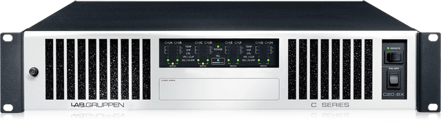 Lab.Gruppen C208X 2000W 8-Channel Amplifier w NomadLink Network Monitoring and Dedicated Control