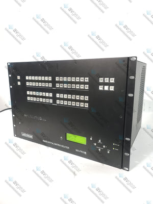 Lightware MX-FR33R 33x33 Crosspoint MX Modular Digital Router w/ (4) MX-DVI-HDCP-OB DVI Matrix Output Boards, (4) MX-DVII-HDCP-IB DVI-I Input Boards