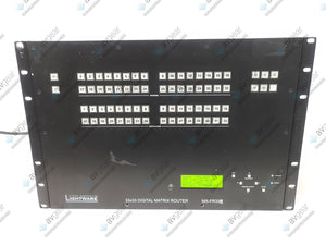 Lightware MX-FR33R 33x33 Crosspoint MX Modular Digital Router w/ (4) MX-DVI-HDCP-OB DVI Matrix Output Boards, (4) MX-DVII-HDCP-IB DVI-I Input Boards