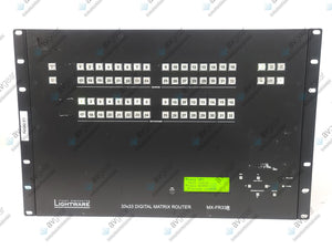 Lightware MX-FR33R 33x33 Crosspoint MX Modular Digital Router w/ (4) MX-DVID-OB DVID Output Boards, (4)MX-DVID-IB Input Boards