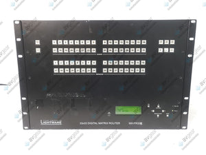 Lightware MX-FR33R 33x33 Crosspoint MX Modular Digital Router w/ (4) MX-DVI-HDCP-OB DVI Matrix Output Boards, (4) MX-DVII-HDCP-IB DVI-I Input Boards