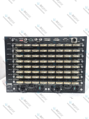 Lightware MX-FR33R 33x33 Crosspoint MX Modular Digital Router w/ (4) MX-DVI-HDCP-OB DVI Matrix Output Boards, (4) MX-DVII-HDCP-IB DVI-I Input Boards