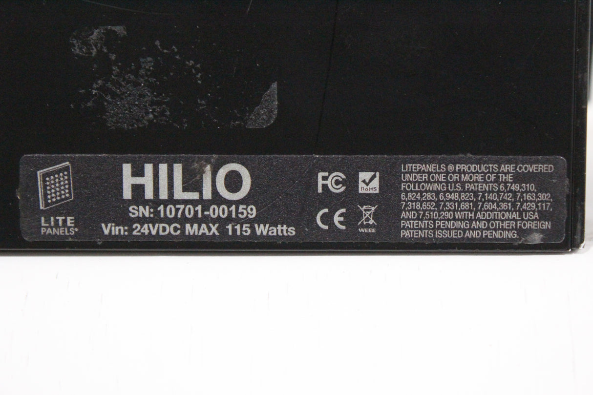 Litepanels Hilio 120-240VAC LED Fixture in Pelican 1640 Case