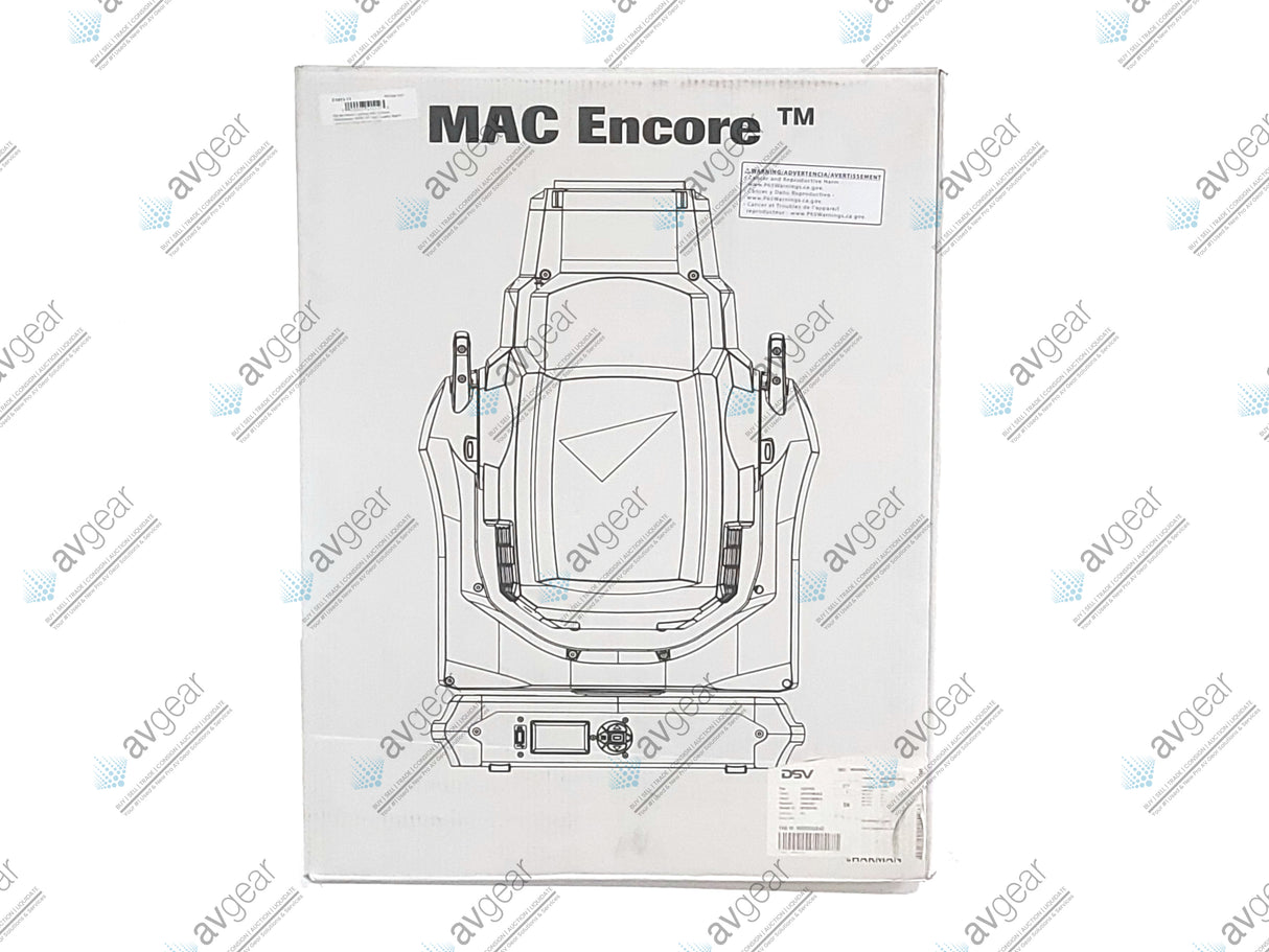 (New) Martin Lighting MAC Encore Wash WRM w/ SIP (In Sealed Original Box)(C1911-11)