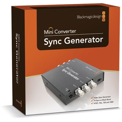 Blackmagic Design BMD-CONVMSYNC Mini Converter - Sync Generator Main|||