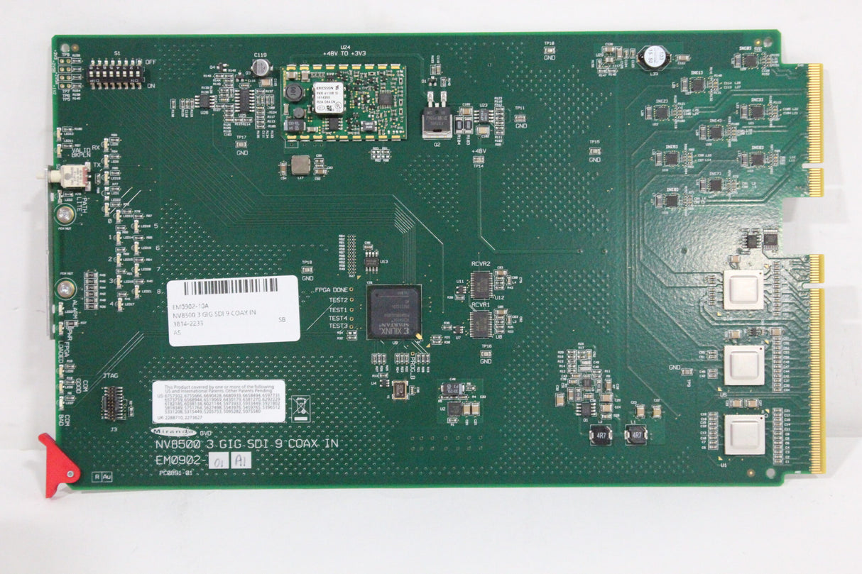 Miranda GV NVision NV8500 Input Board Router - 1|Miranda GV NVision NV8500 Input Board Router - 2|Miranda GV NVision NV8500 Input Board Router - 3|Miranda GV NVision NV8500 Input Board Router - 2|Miranda GV NVision NV8500 Input Board Router - 3|Miranda GV NVision NV8500 Input Board Router - 1