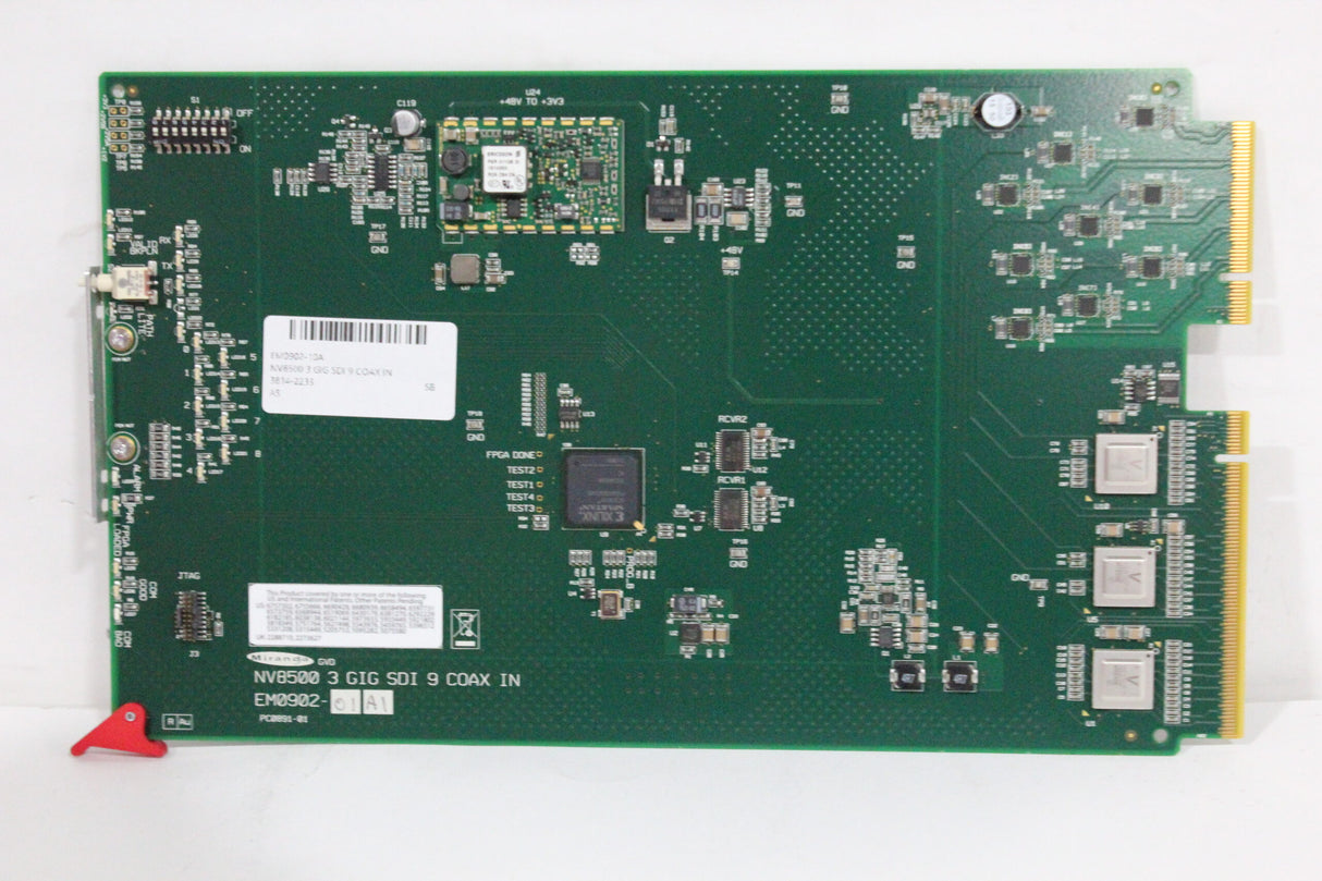 Miranda NV8500 3GIG SDI 9 COAX IN EM0902 Board - 1|Miranda NV8500 3GIG SDI 9 COAX IN EM0902 Board - 2|Miranda NV8500 3GIG SDI 9 COAX IN EM0902 Board - 3