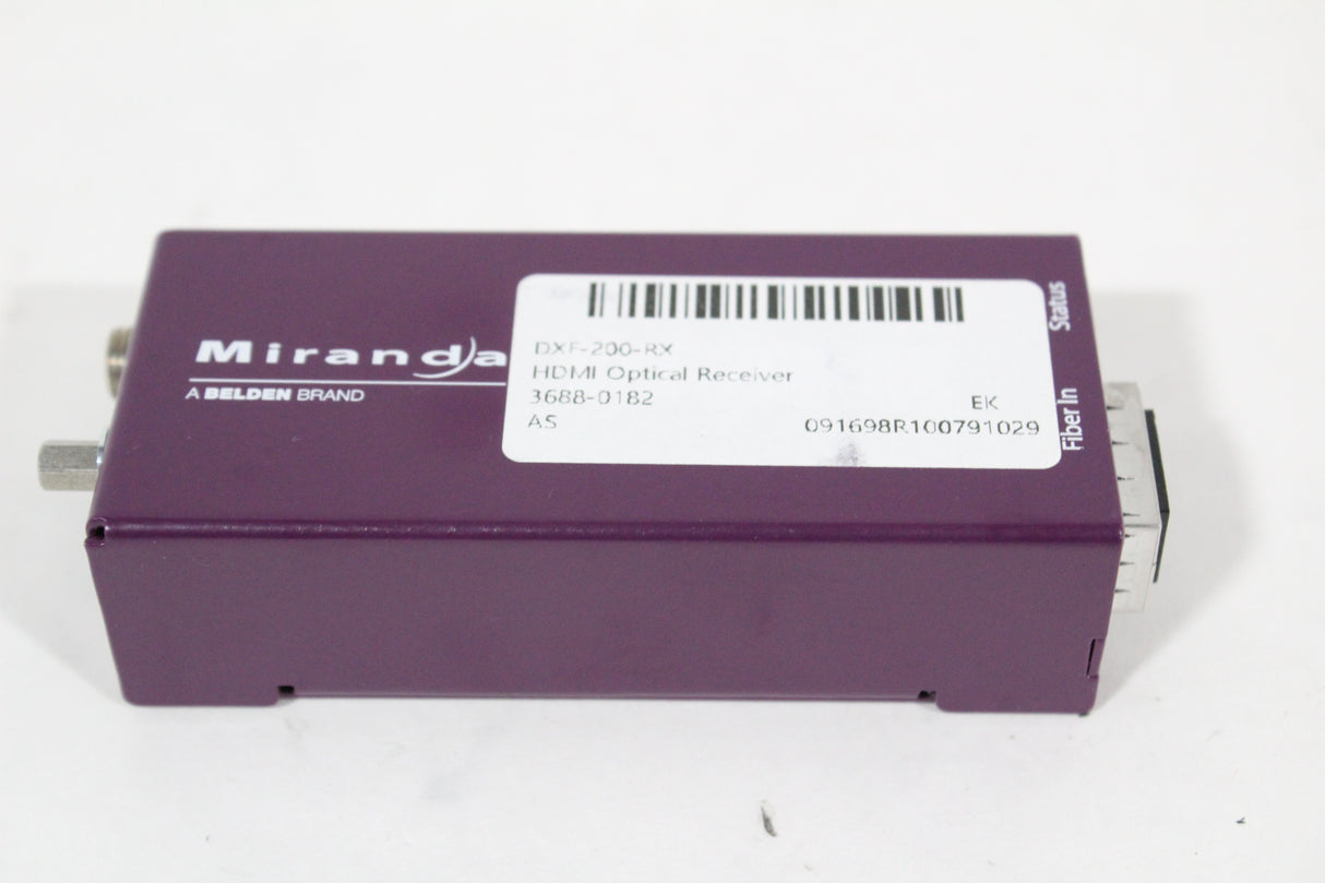 Miranda DXF-200-RX HDMI Optical Receiver (1371-31-7)