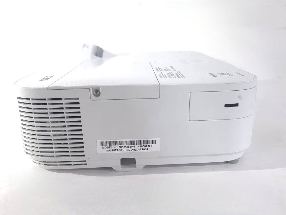 NEC NP-M352WS 3,500 Lumens WXGA Conference Room Projector (2174 Hours)