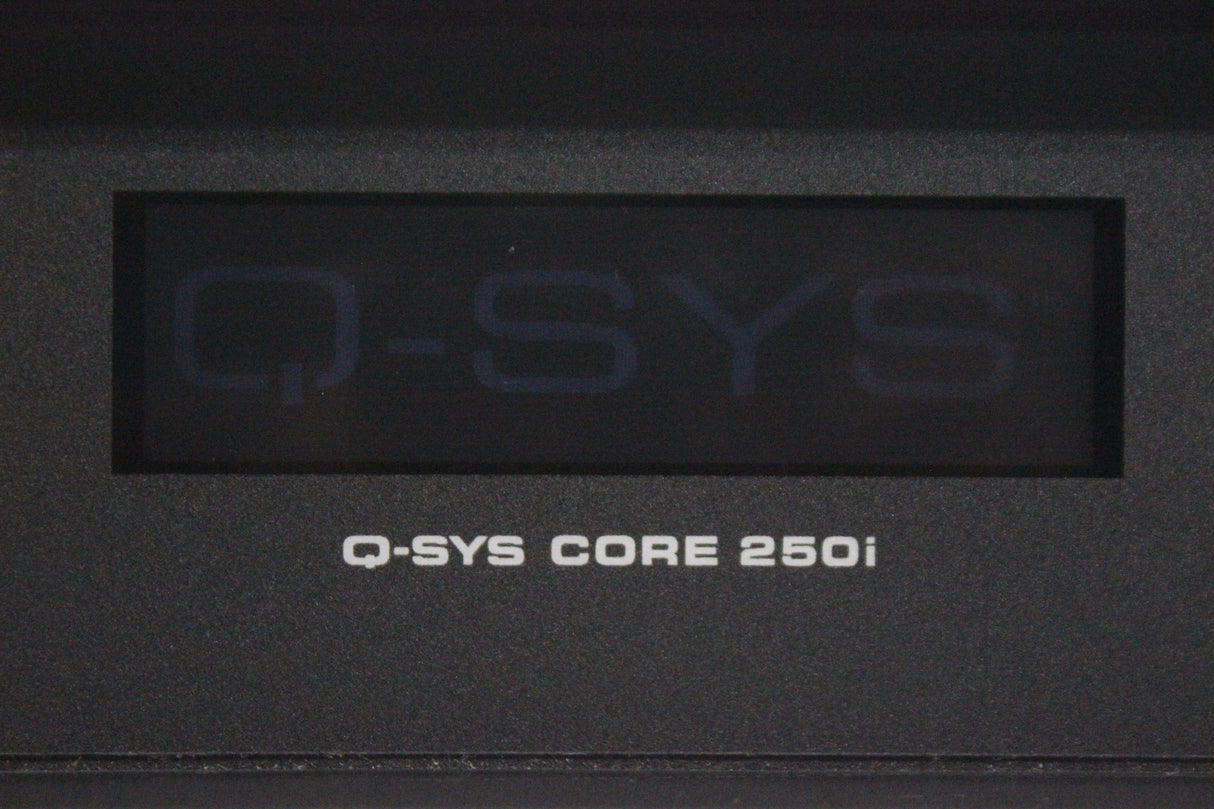 QSC Q-SYS Core 250i - (2) CIML4 + (1) COL4