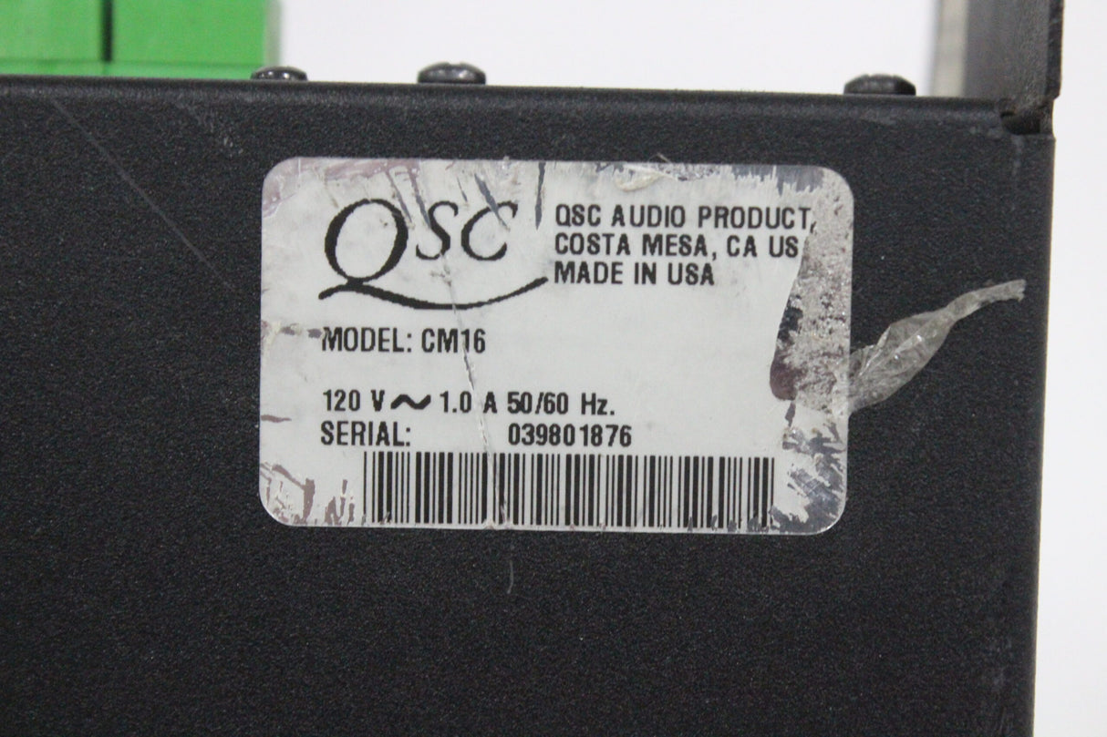 QSC CM16 Multi Signal Processor