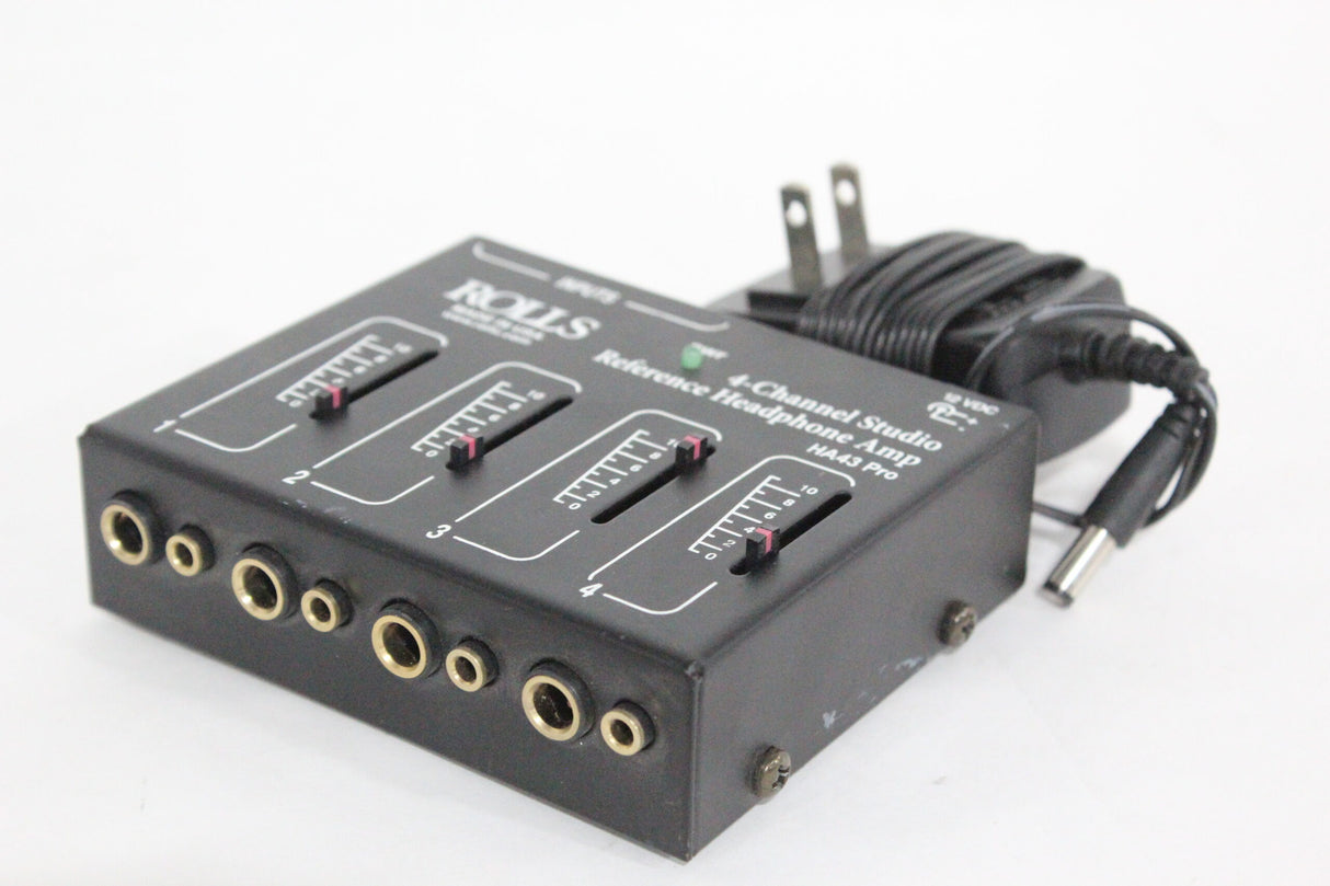 Rolls HA43 Pro Four-Channel Stereo Headphone Amplifier - 1|Rolls HA43 Pro Four-Channel Stereo Headphone Amplifier - 2|Rolls HA43 Pro Four-Channel Stereo Headphone Amplifier - 3|Rolls HA43 Pro Four-Channel Stereo Headphone Amplifier - 4|Rolls HA43 Pro Four-Channel Stereo Headphone Amplifier - 5|Rolls HA43 Pro Four-Channel Stereo Headphone Amplifier - 6