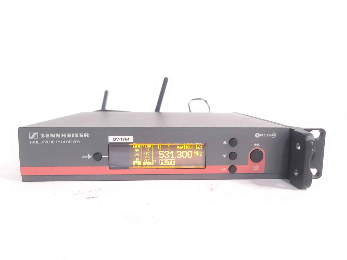 Sennheiser EM 100 G3 True Diversity Receiver 516-558 MHz w 2 Antennae &amp; 1 DC Adapter - 1|Sennheiser EM 100 G3 True Diversity Receiver 516-558 MHz w 2 Antennae &amp; 1 DC Adapter - 2|Sennheiser EM 100 G3 True Diversity Receiver 516-558 MHz w 2 Antennae &amp; 1 DC Adapter - 3|Sennheiser EM 100 G3 True Diversity Receiver 516-558 MHz w 2 Antennae &amp; 1 DC Adapter - 4|Sennheiser EM 100 G3 True Diversity Receiver 516-558 MHz w 2 Antennae &amp; 1 DC Adapter - 5|Sennheiser EM 100 G3 True Diversity