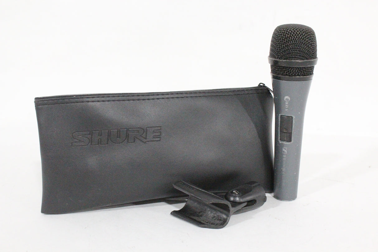 Sennheiser E835 Cardioid Dynamic Vocal Microphone with Swivel Mount Adapter (In Leather Case)