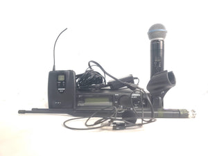 Shure ULX G3 Wireless Kit (G3: 470 - 506 MHz) w/ (1) ULXP4 Receiver, (1) ULX2-G3 Microphone Transmitter, (1) ULX1-G3 Bodypack Receiver, (2) UA8-470-542 Antennas, (1) Mic Clip, (1) Lavalier Mic, & (1) PSU in Hard Carry Case