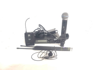 Shure ULX G3 Wireless Kit (G3: 470 - 506 MHz) w/ (1) ULXP4 Receiver, (1) ULX2-G3 Microphone Transmitter, (1) ULX1-G3 Bodypack Receiver, (2) UA8-470-542 Antennas, (1) Mic Clip, (1) Lavalier Mic, & (1) PSU in Hard Carry Case