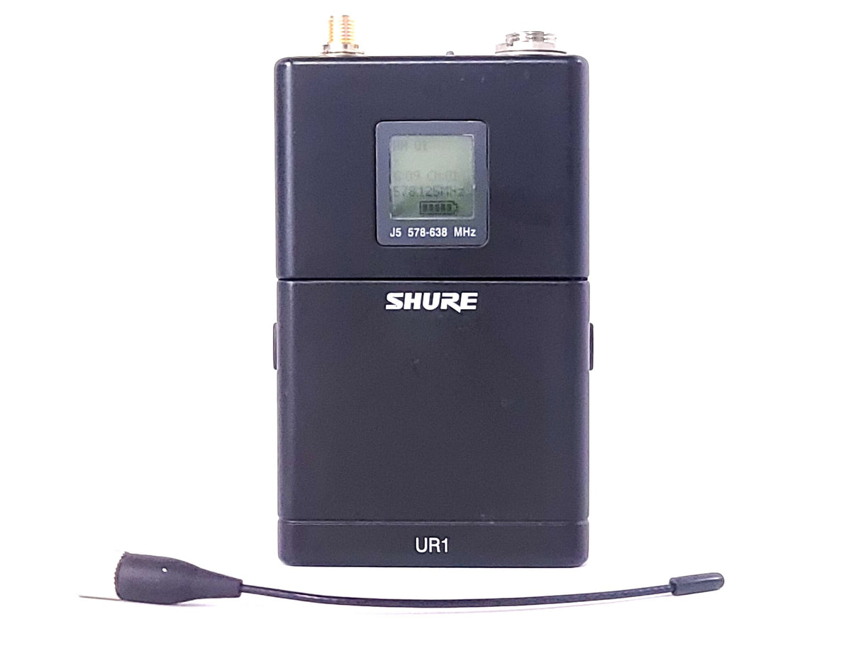 Shure UR1 Bodypack Transmitter (J5: 578 - 638 MHz) w/ Antenna