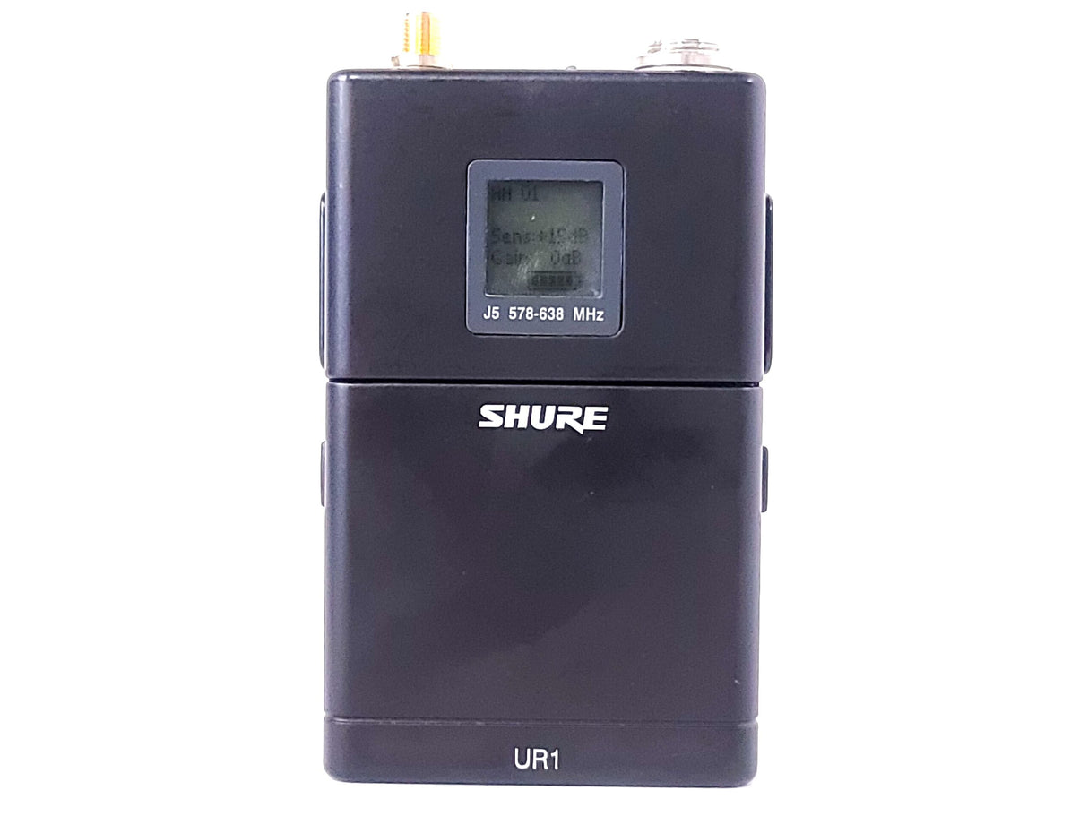 Shure UR1 Bodypack Transmitter (J5: 578 - 638 MHz) w/ Antenna