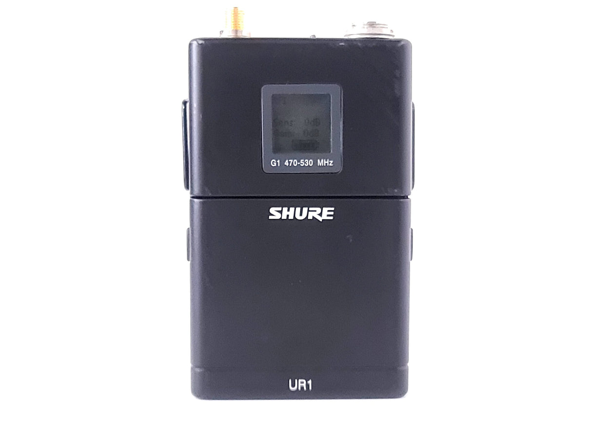 Shure UR1 Wireless Body-Pack Transmitter (G1: 470 - 530 MHz) w/ Antenna