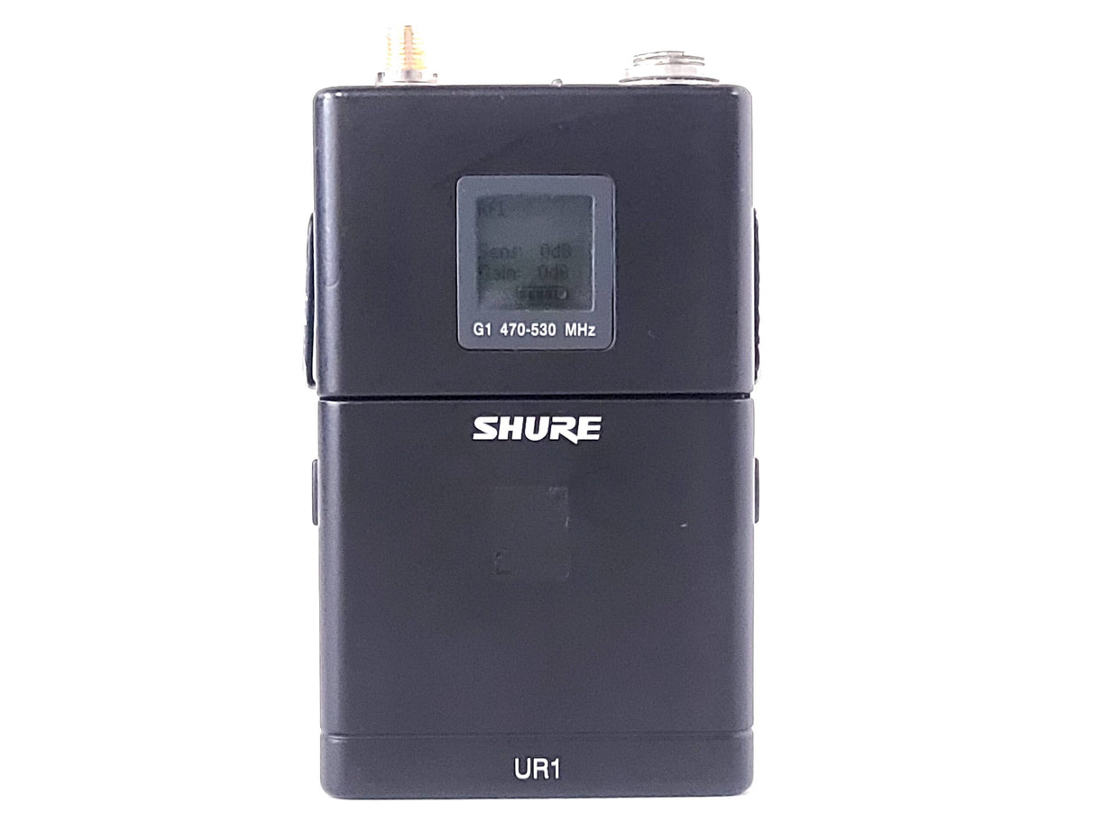 Shure UR1 Wireless Body-Pack Transmitter (G1: 470 - 530 MHz) w/ Antenna