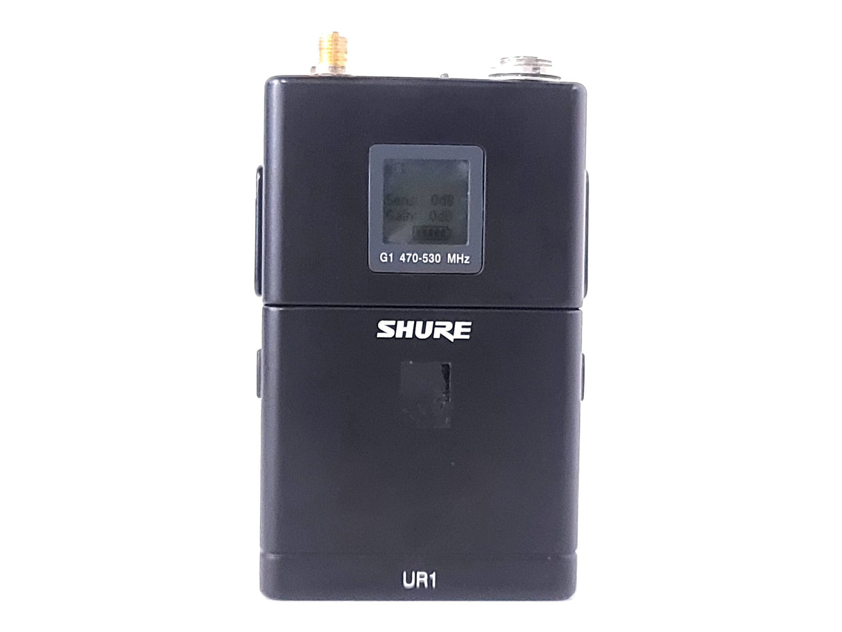 Shure UR1 Wireless Body-Pack Transmitter (G1: 470 - 530 MHz) w/ Antenna