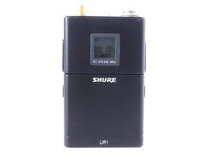 Shure UR1 Wireless Body-Pack Transmitter (G1: 470 - 530 MHz) w/ Antenna