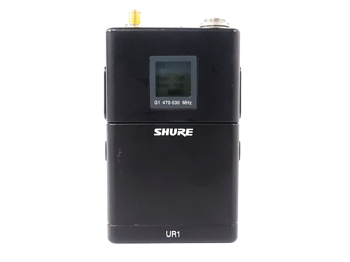 Shure UR1 Wireless Body-Pack Transmitter (G1: 470 - 530 MHz) w/ Antenna