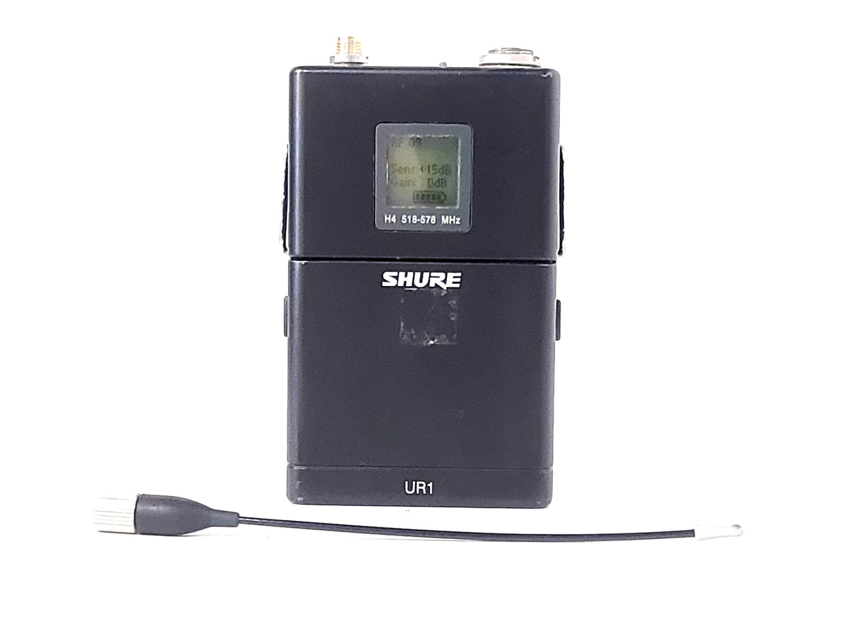 Shure UR1 Wireless Bodypack (H4: 518 - 578 MHz) w/ Antenna