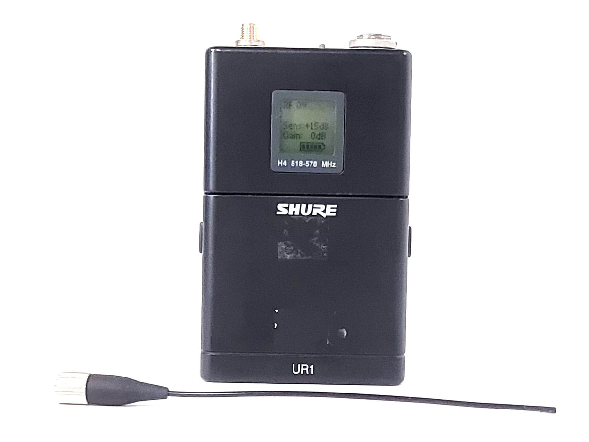 Shure UR1 Wireless Bodypack (H4: 518 - 578 MHz) w/ Antenna