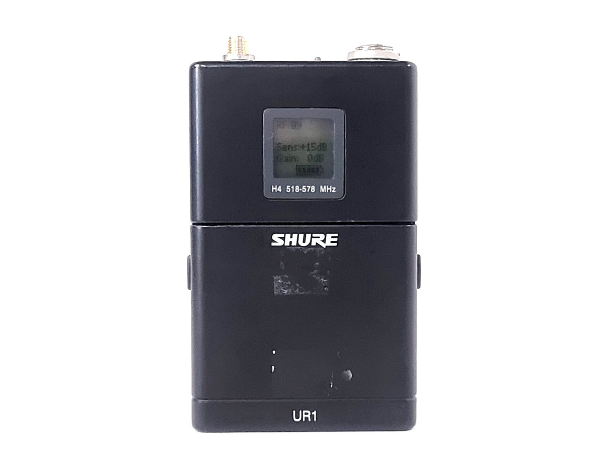 Shure UR1 Wireless Bodypack (H4: 518 - 578 MHz) w/ Antenna