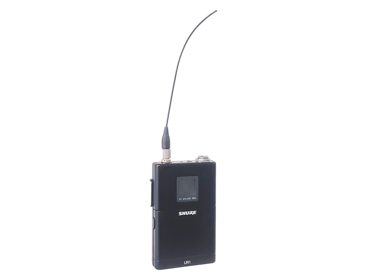 Shure UR1 Wireless Bodypack Transmitter (G1: 470 - 530 MHz) w/ (1) Antenna