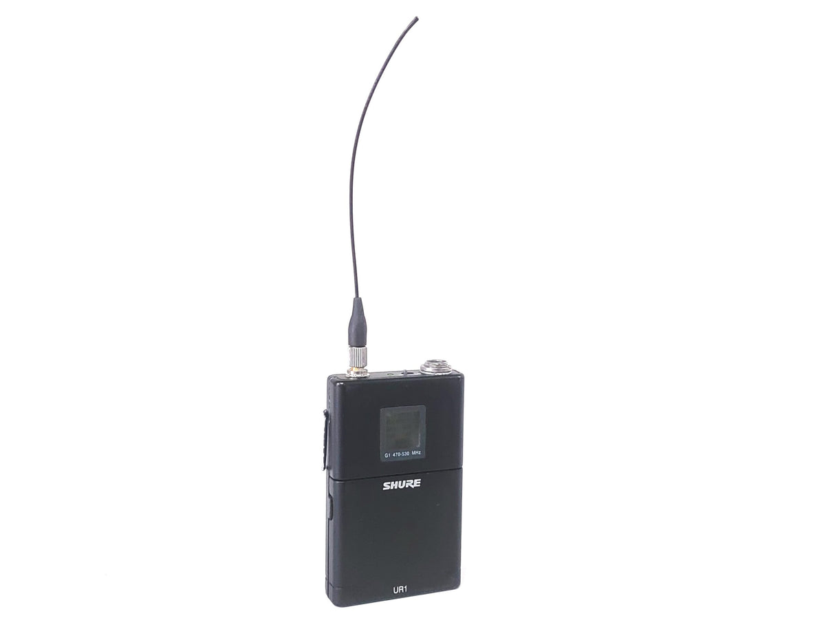 Shure UR1 Wireless Bodypack Transmitter (G1: 470 - 530 MHz) w/ (1) Antenna